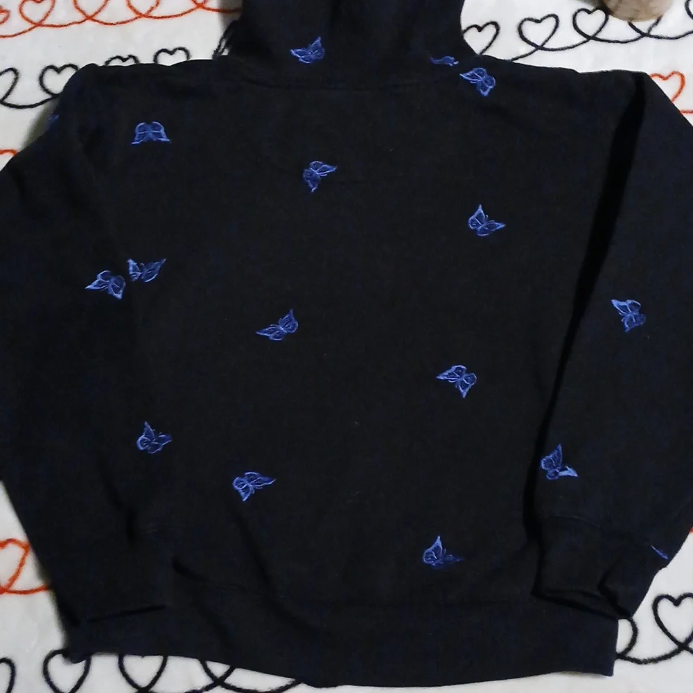 Eighty Eight butterfly girls hoodie L